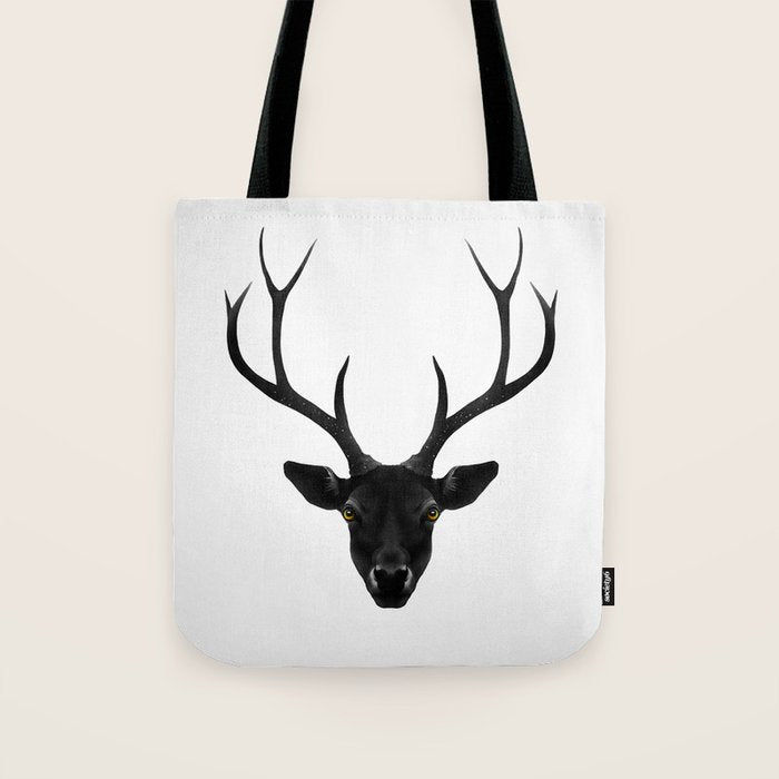 The Black Deer Tote Bag Gallery Image 1