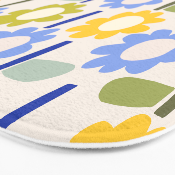 Lazy Daisy stitch - Spring Bath Mat Gallery Image 3