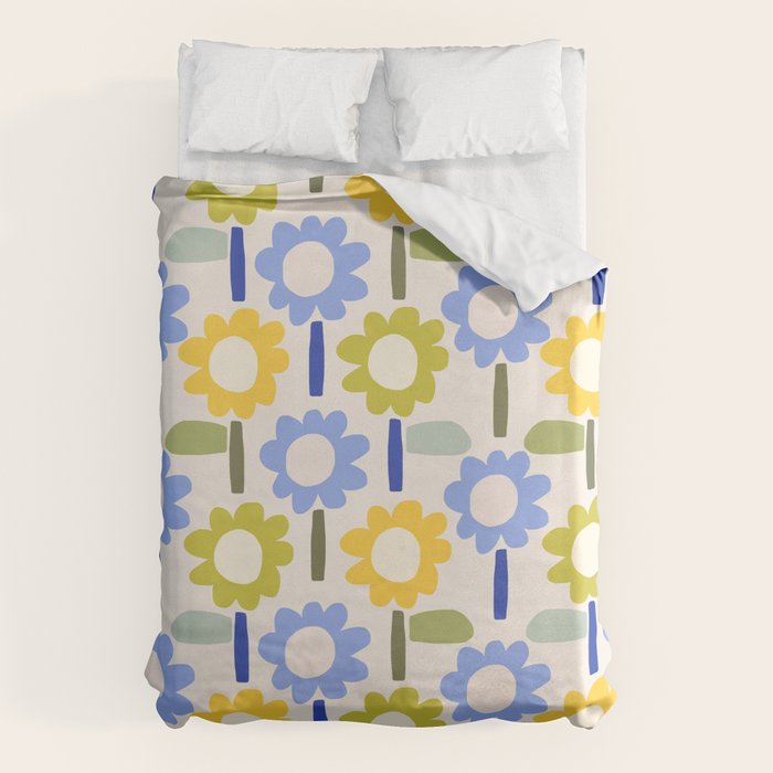 Lazy Daisy stitch - Spring Duvet Cover Gallery Image 1