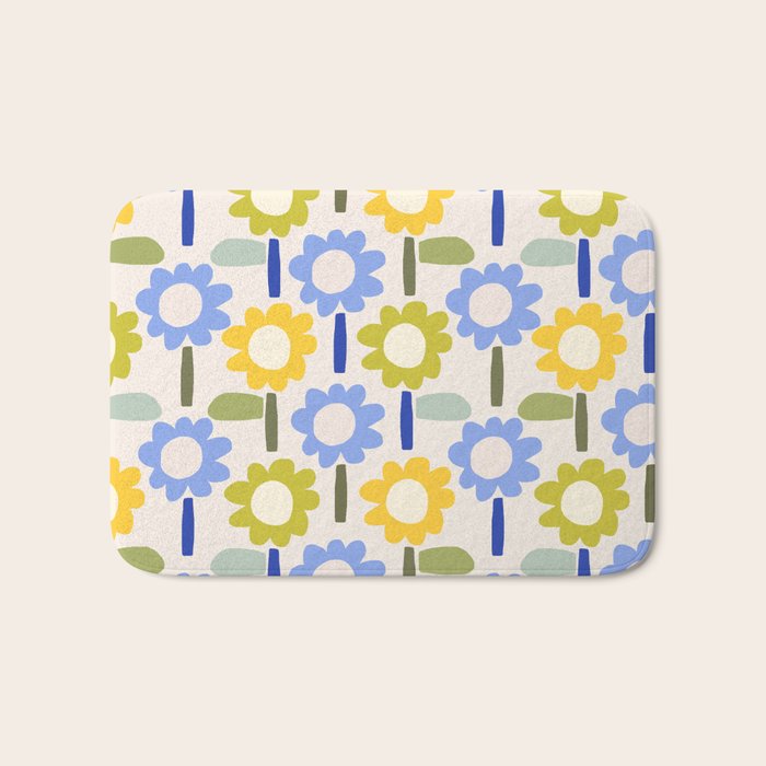 Lazy Daisy stitch - Spring Bath Mat Gallery Image 1