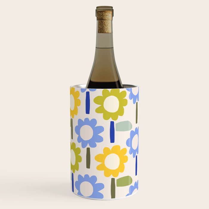 Lazy Daisy stitch - Spring Wine Chiller Gallery Image 1