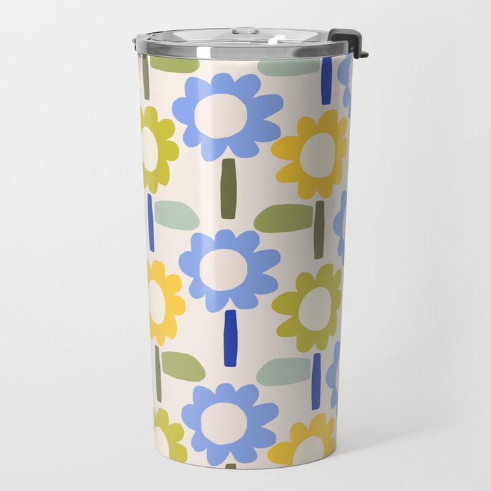 Lazy Daisy stitch - Spring Travel Mug Gallery Image 2