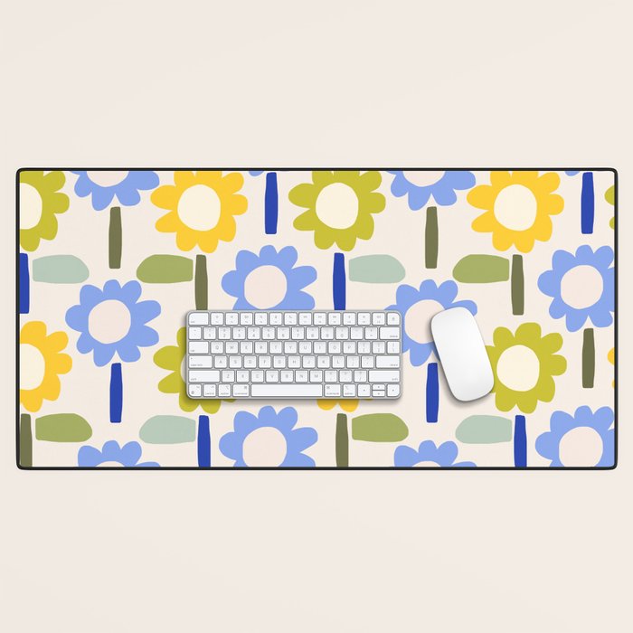 Lazy Daisy stitch - Spring Desk Mat Gallery Image 1