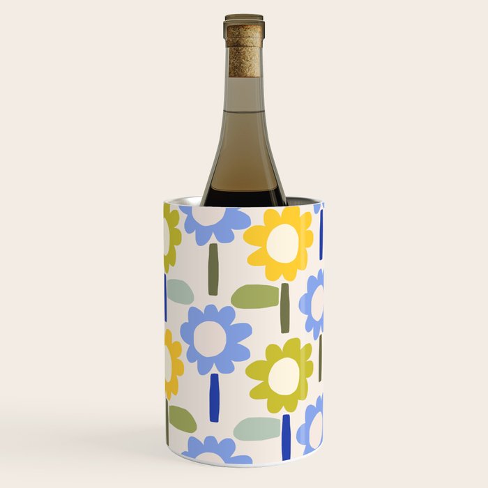 Lazy Daisy stitch - Spring Wine Chiller Gallery Image 2