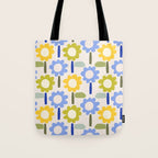 Lazy Daisy stitch - Spring Tote Bag Gallery Image 1