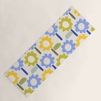 Lazy Daisy stitch - Spring Yoga Mat Gallery Image 1