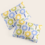 Lazy Daisy stitch - Spring Pillow Sham Gallery Image 3