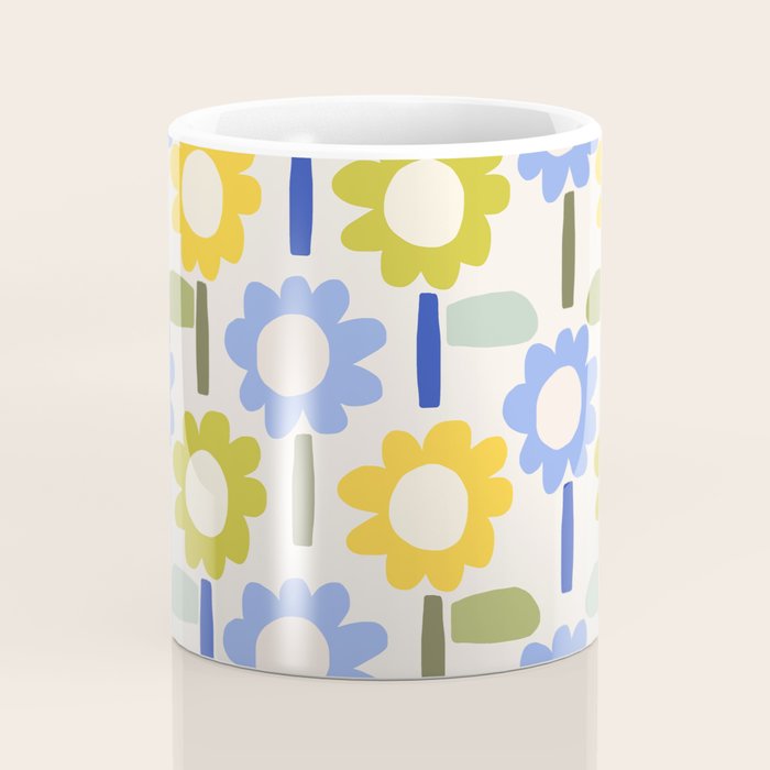 Lazy Daisy stitch - Spring Coffee Mug Gallery Image 4