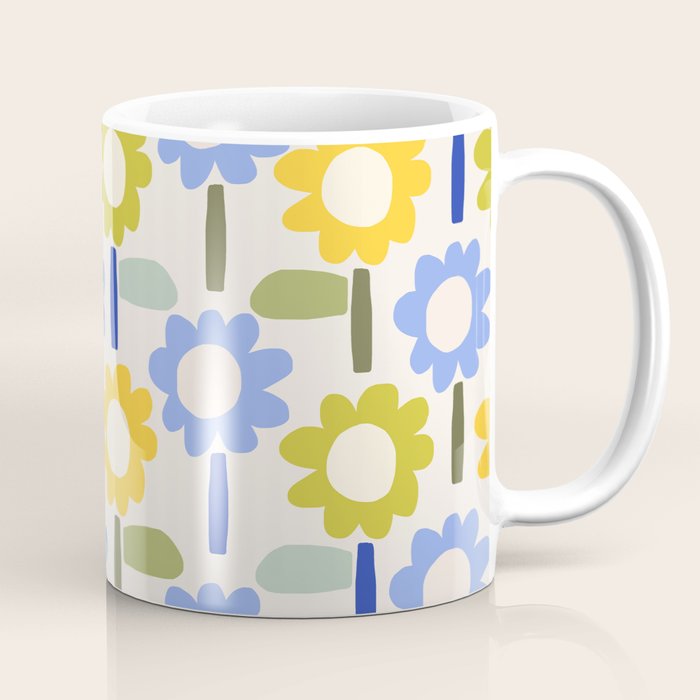 Lazy Daisy stitch - Spring Coffee Mug Gallery Image 1