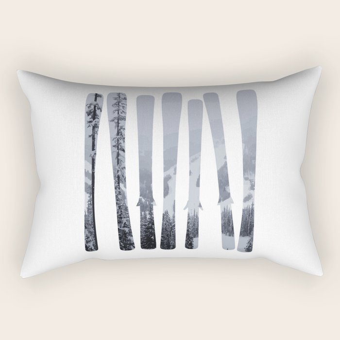 Morrisey Skis | Ski Designs | DopeyArt Rectangular Pillow Gallery Image 1