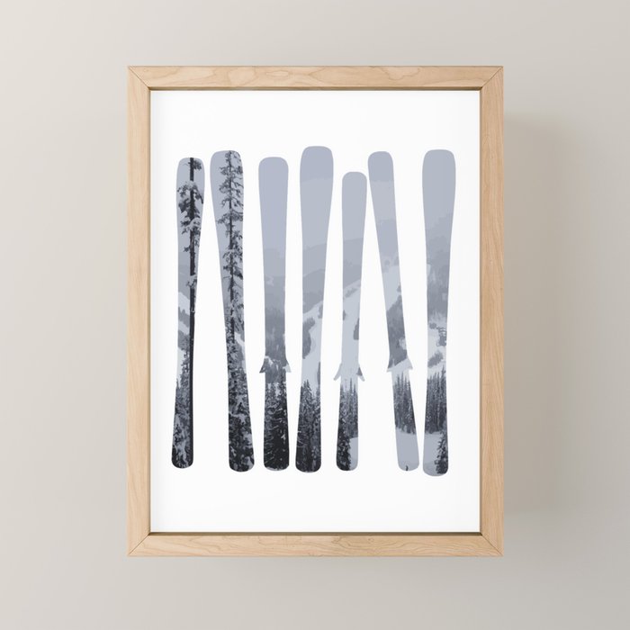 Morrisey Skis | Ski Designs | DopeyArt Mini Art Print Gallery Image 1