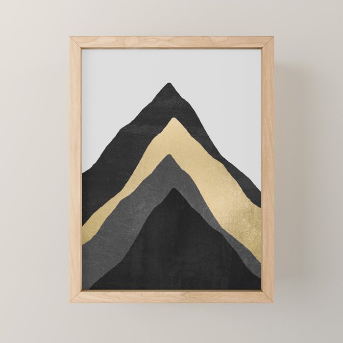 Four Mountains Mini Art Print Gallery Image 1