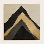 Four Mountains Wood Wall Art Gallery Image 1