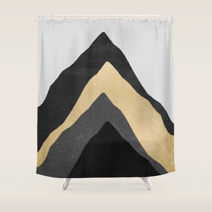 Four Mountains Shower Curtain Gallery Image 1