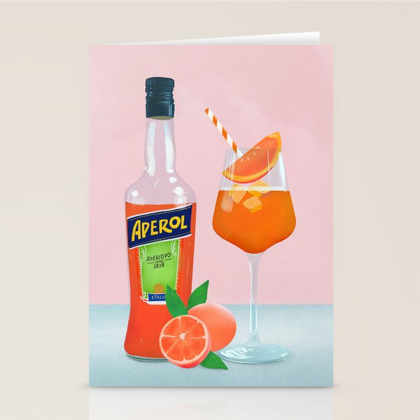 Aperol Spritz Stationery Card Gallery Image 2