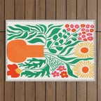 New York: Flower Market 01 | Botanica Edition Outdoor Rug Gallery Image 1