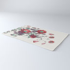 red flowers Rug Gallery Image 3