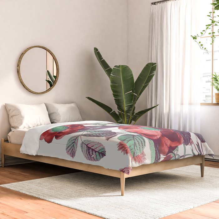 red flowers Comforter Gallery Image 2