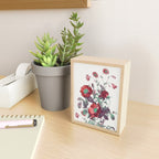 red flowers Mini Art Print Gallery Image 2