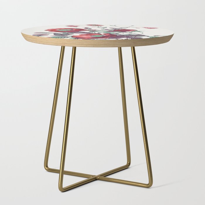 red flowers Side Table Gallery Image 1