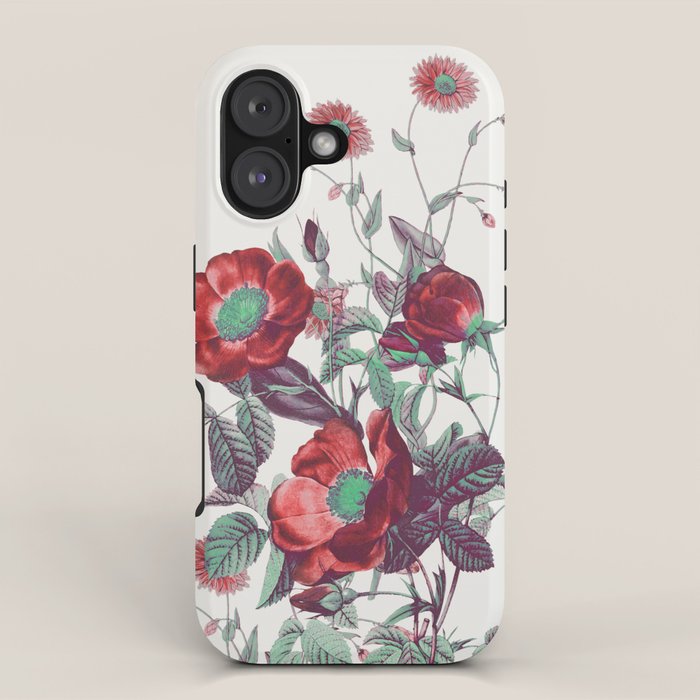 red flowers iPhone Case Gallery Image 1