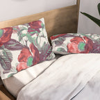 red flowers Pillow Sham Gallery Image 2