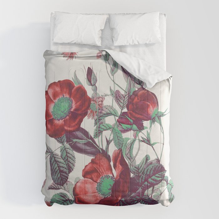 red flowers Comforter Gallery Image 6