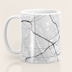 Detroit Map Gray Coffee Mug Gallery Image 3