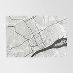 Detroit Map Gray Rug Gallery Image 2