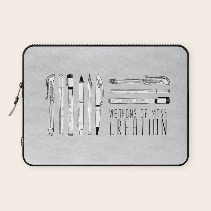 weapons of mass creation Laptop Sleeve Gallery Image 1
