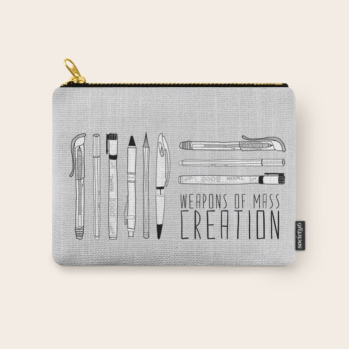 weapons of mass creation Carry All Pouch Gallery Image 1