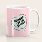 Aquarius Conversation Heart Coffee Mug Gallery Image 1