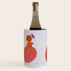 Fat Round Bird and Orange - Fuchsia and Grey Wine Chiller Gallery Image 2
