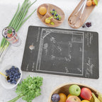 Baseball Patent - Sports Fan Softball Baseball Art - Black Chalkboard Cutting Board Gallery Image 2