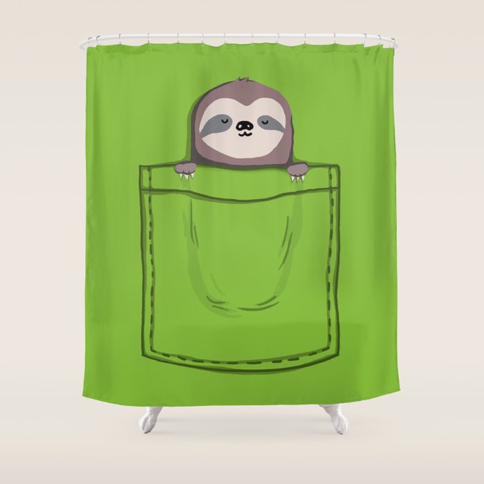 My Sleepy Pet Shower Curtain Gallery Image 1