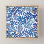 Mid Century Winter Blues Mini Art Print Gallery Image 1