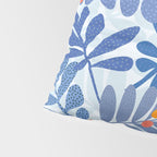 Mid Century Winter Blues Pillow Sham Gallery Image 4