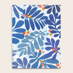 Mid Century Winter Blues Notebook Gallery Image 4