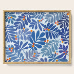 Mid Century Winter Blues Serving Tray Gallery Image 1