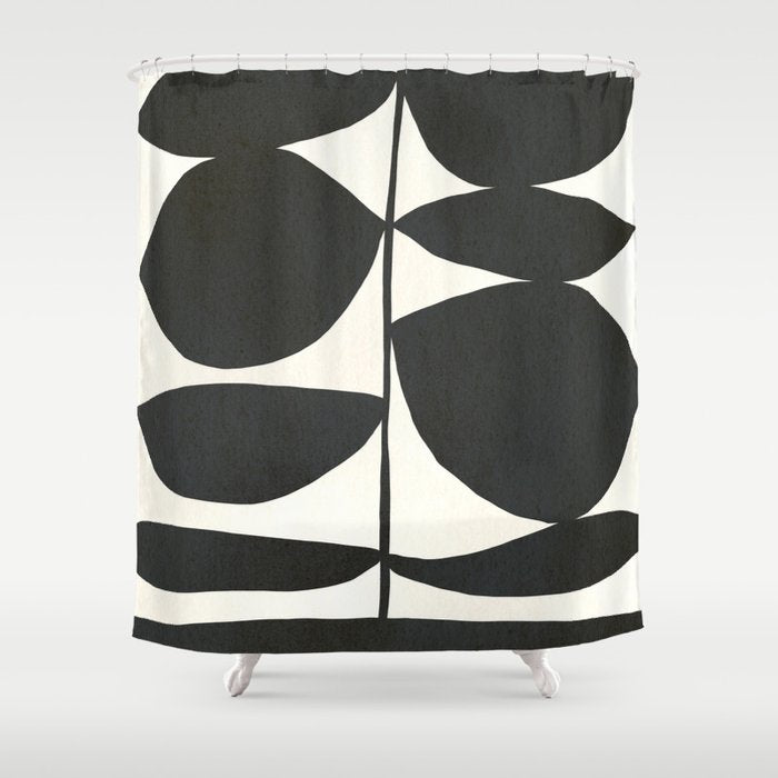 Flower V03 Shower Curtain Gallery Image 1