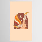 Neutral 70s Western Boots Tablecloth Gallery Image 2