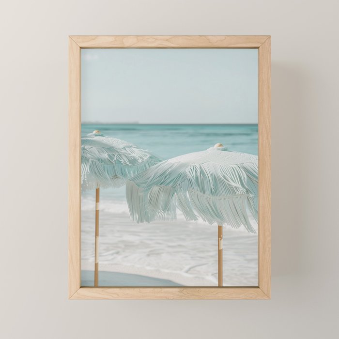 summer beach  clxxvii Mini Art Print Gallery Image 1