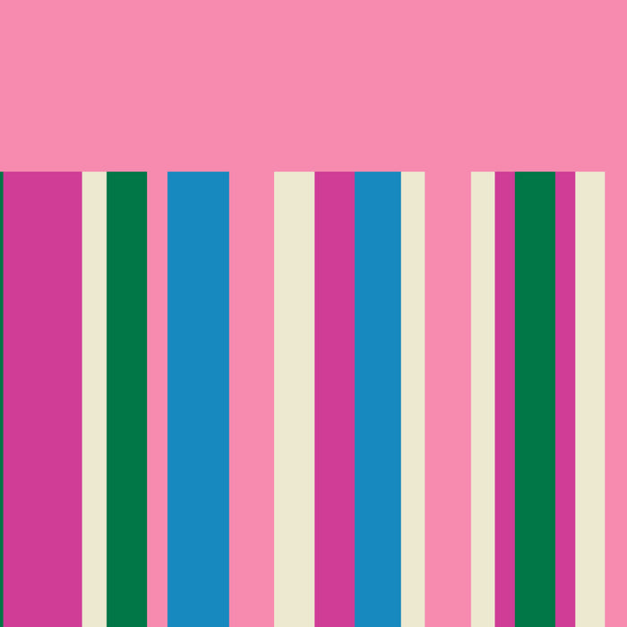 Color Block Stripes Pink Blue Green Coffee Mug Gallery Image 2