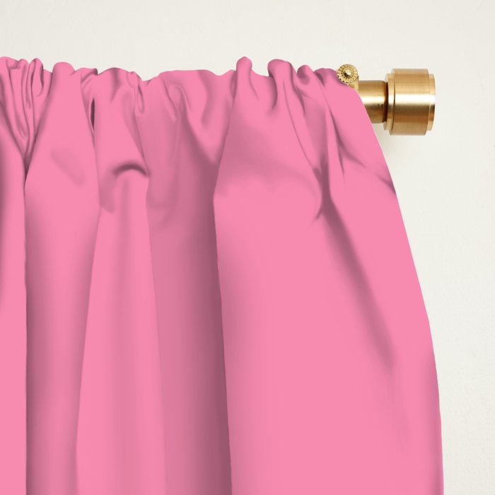 Color Block Stripes Pink Blue Green Window Curtain Gallery Image 2