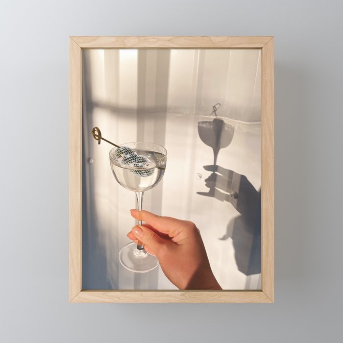 Disco Martini Mini Art Print Gallery Image 1