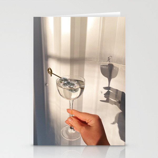 Disco Martini Stationery Card Gallery Image 2