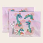 Quetzalcoatlus in the pink sky Placemat Gallery Image 1