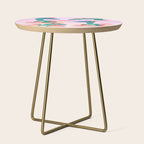 Quetzalcoatlus in the pink sky Side Table Gallery Image 1