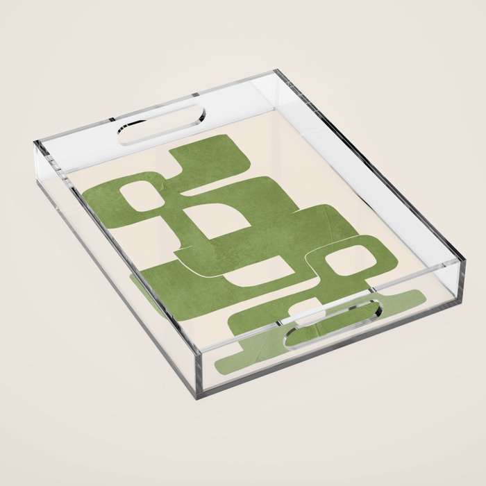 Modern Abstract Shapes 103 Acrylic Tray Gallery Image 1