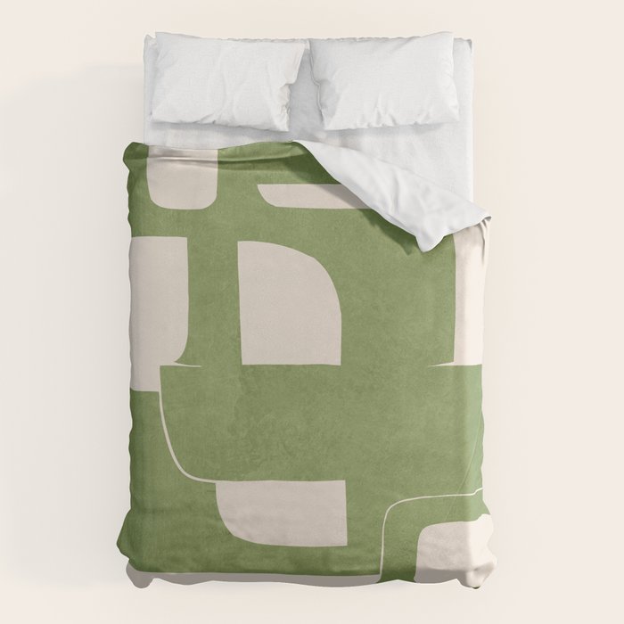 Modern Abstract Shapes 103 Duvet Cover Gallery Image 6
